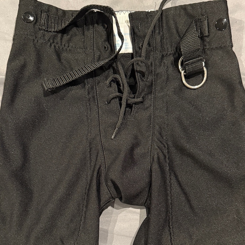 Black Lace Up Sports Pants
